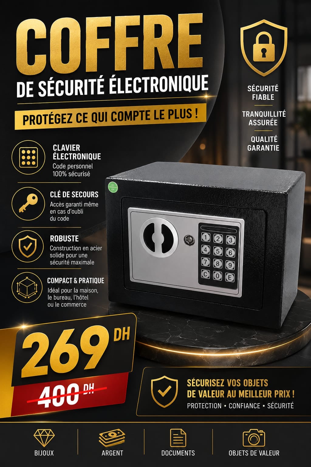 Coffre De Sécurité électronique